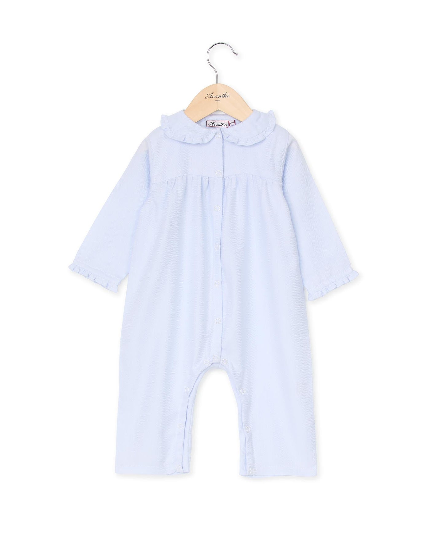 pyjama chevron ciel