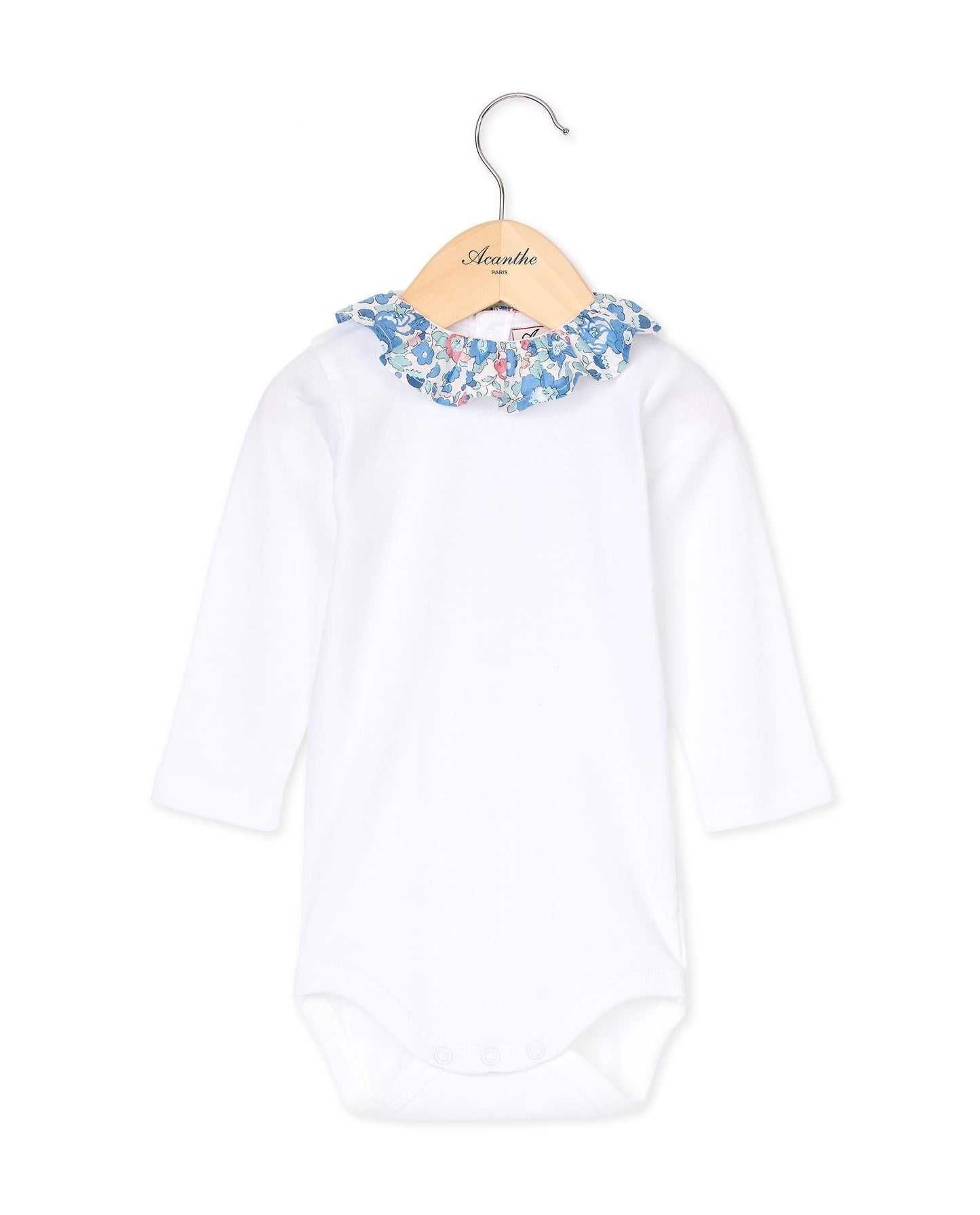 body col volanté Liberty ml blanc/Liberty Betsy