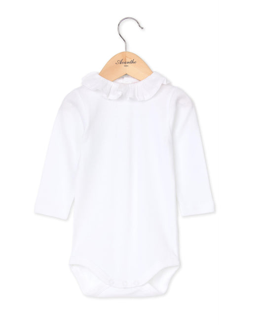 body col volanté ml Blanc