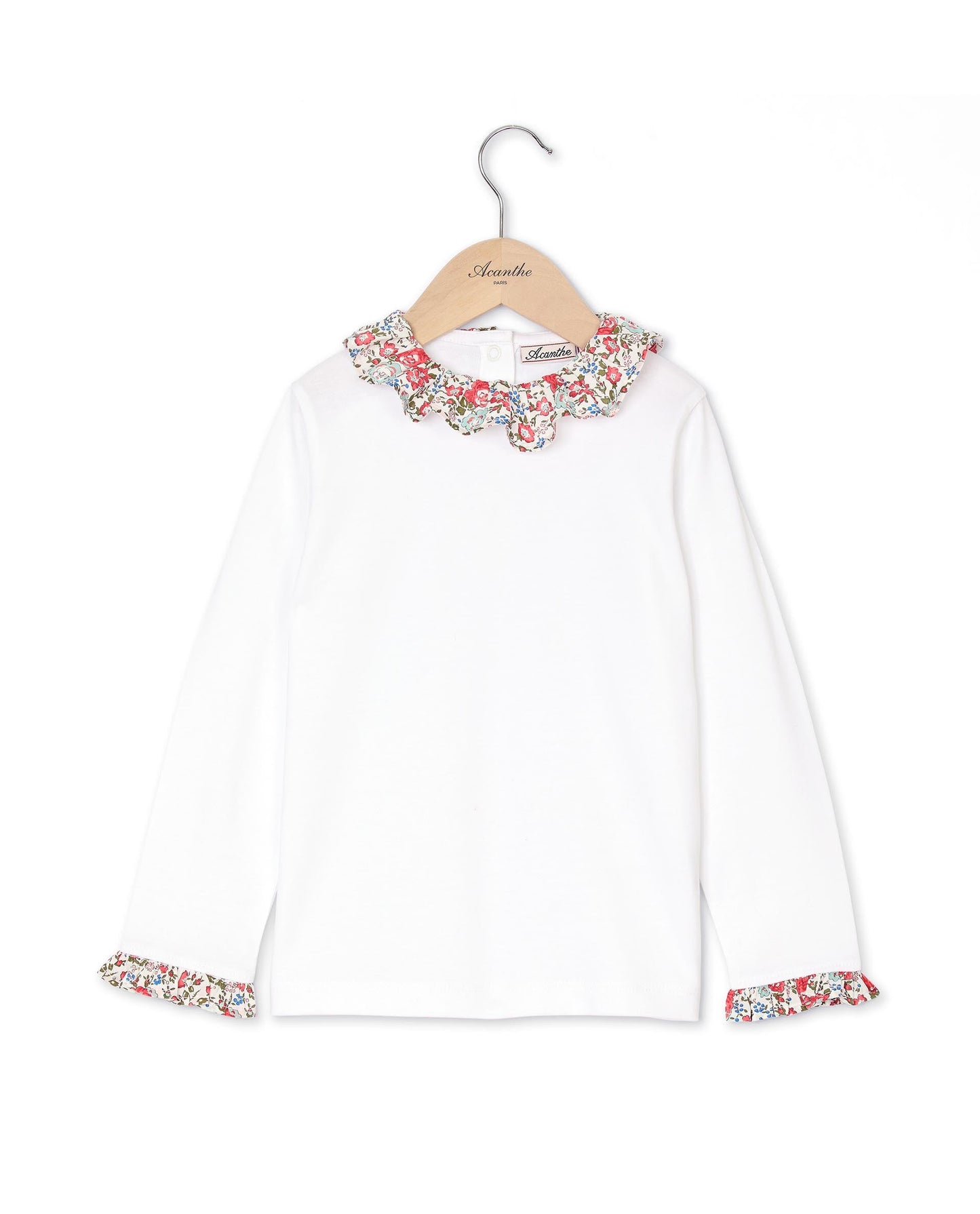 tee shirt volanté Liberty ml blanc/Liberty Felicite