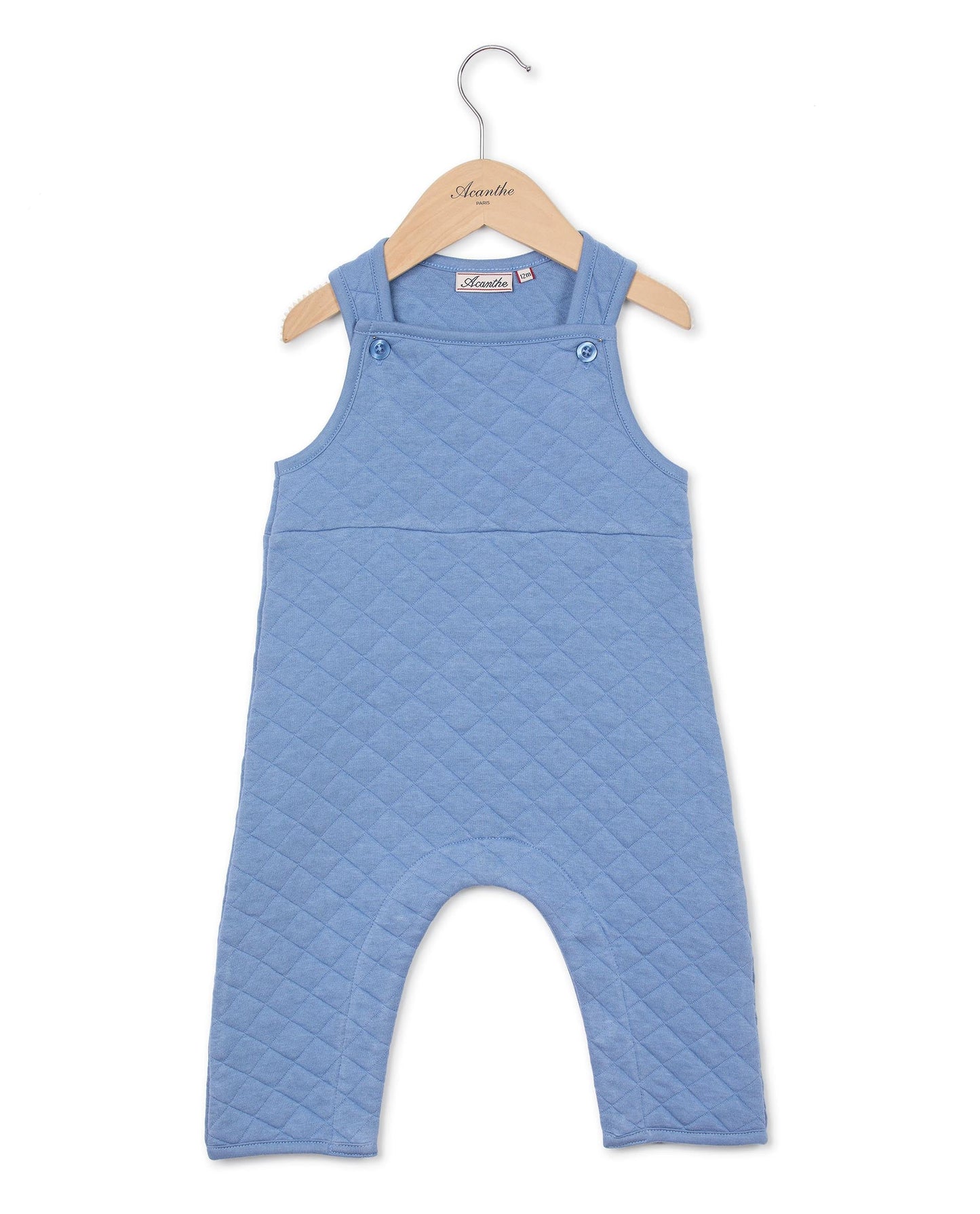 salopette molletonnée Bleu