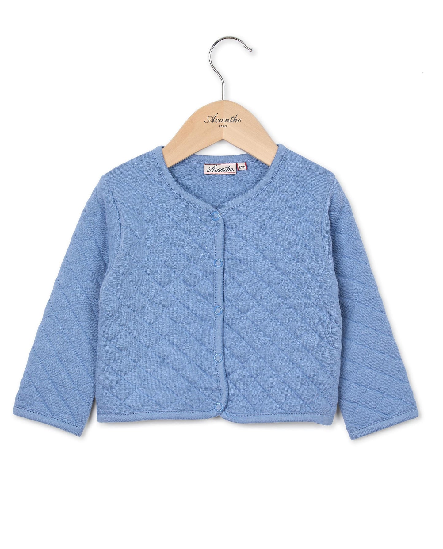 cardigan molletonné Bleu