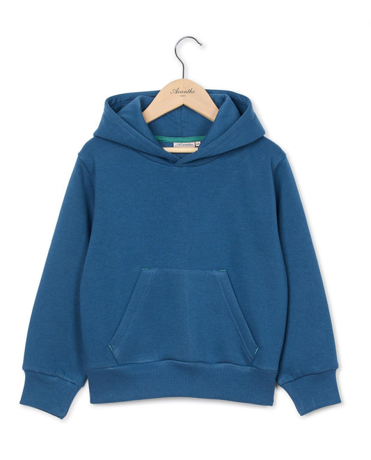 sweat à  capuche Bleu fonce