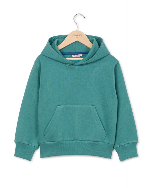 sweat à  capuche Vert