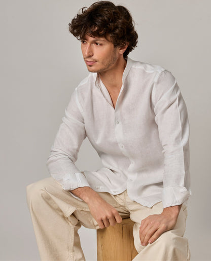 chemise col mao lin H