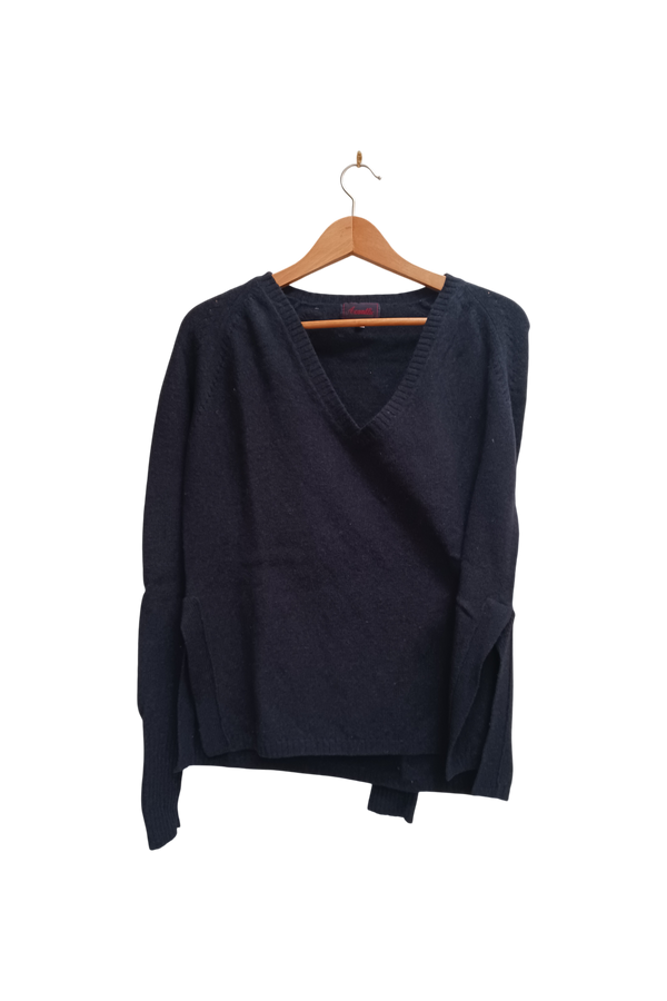 Pull col v 100 laine d'agneau