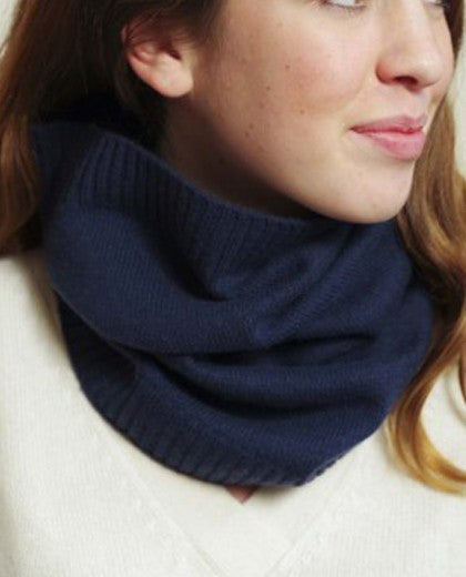 Tube 100 cachemire marine clair