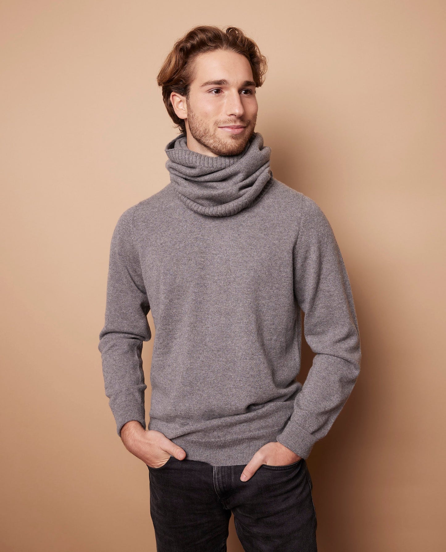 Tube 100 cachemire Gris moyen