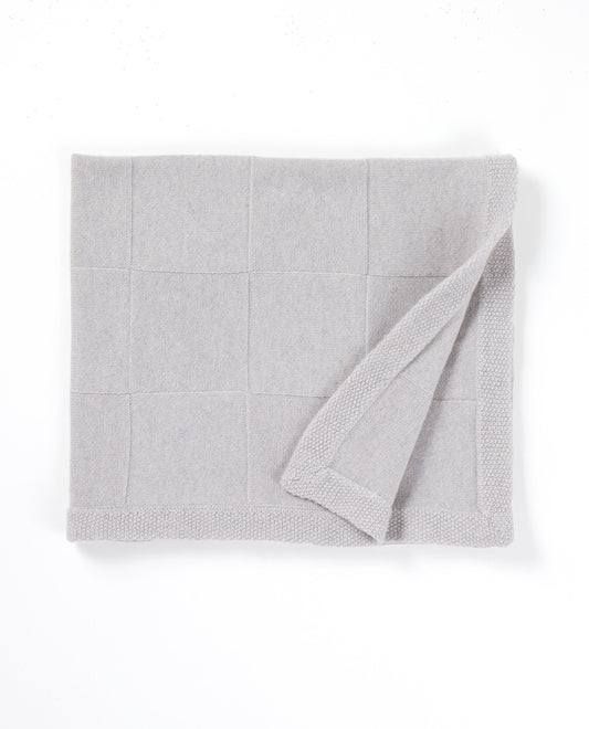 couverture Naissance 90 laine-10 cachemire Gris