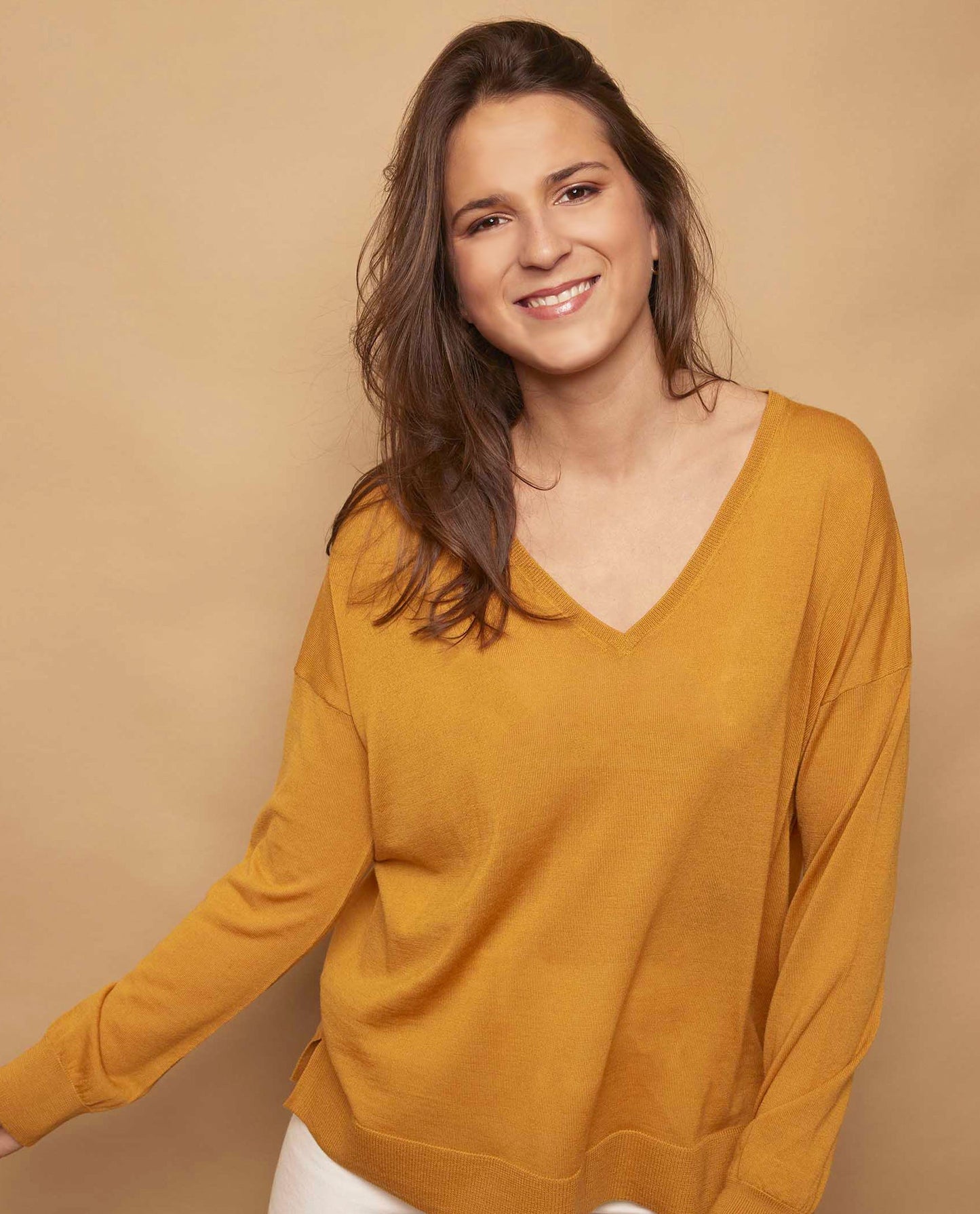 pull V loose mérinos Fe