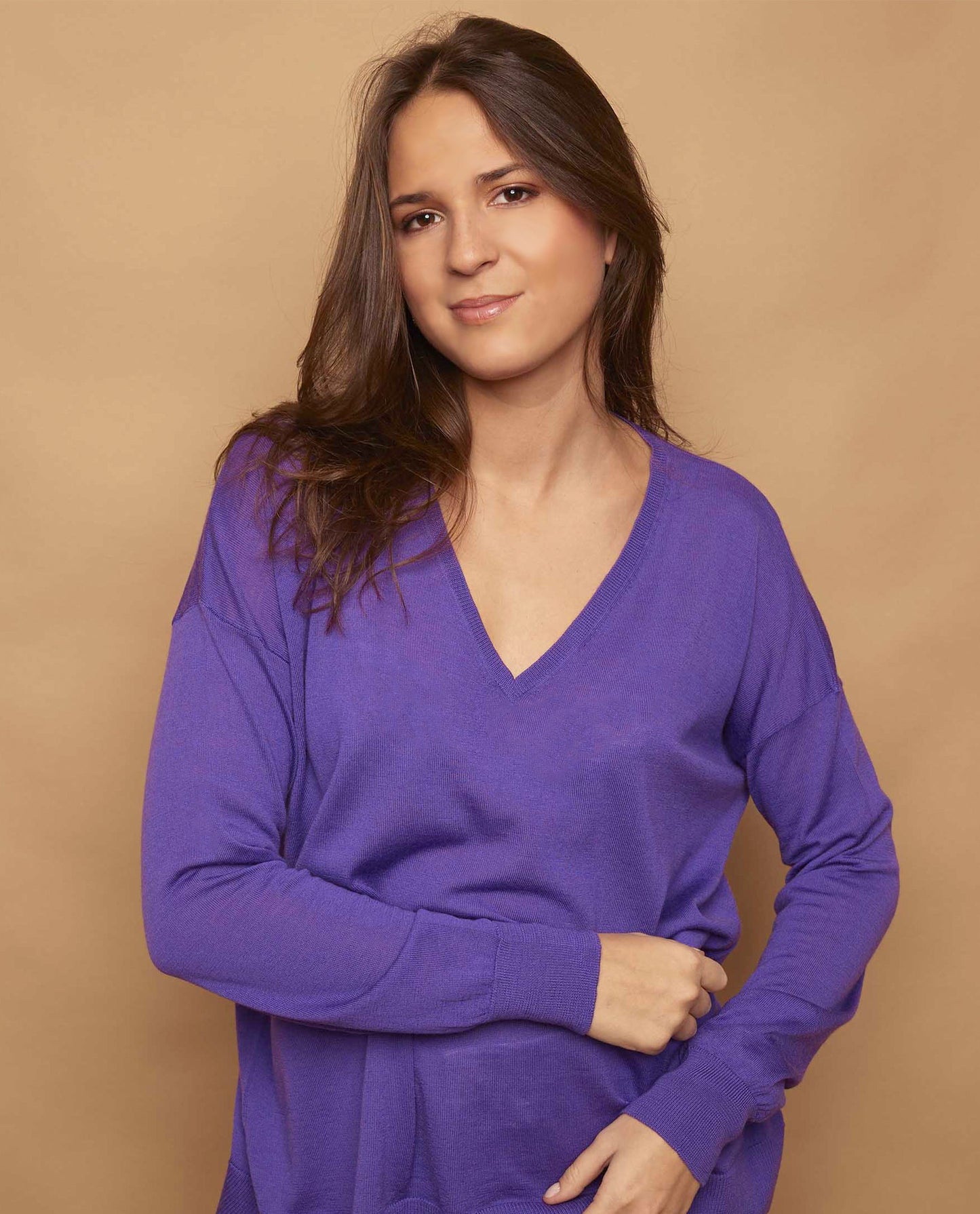 pull V loose mérinos Fe