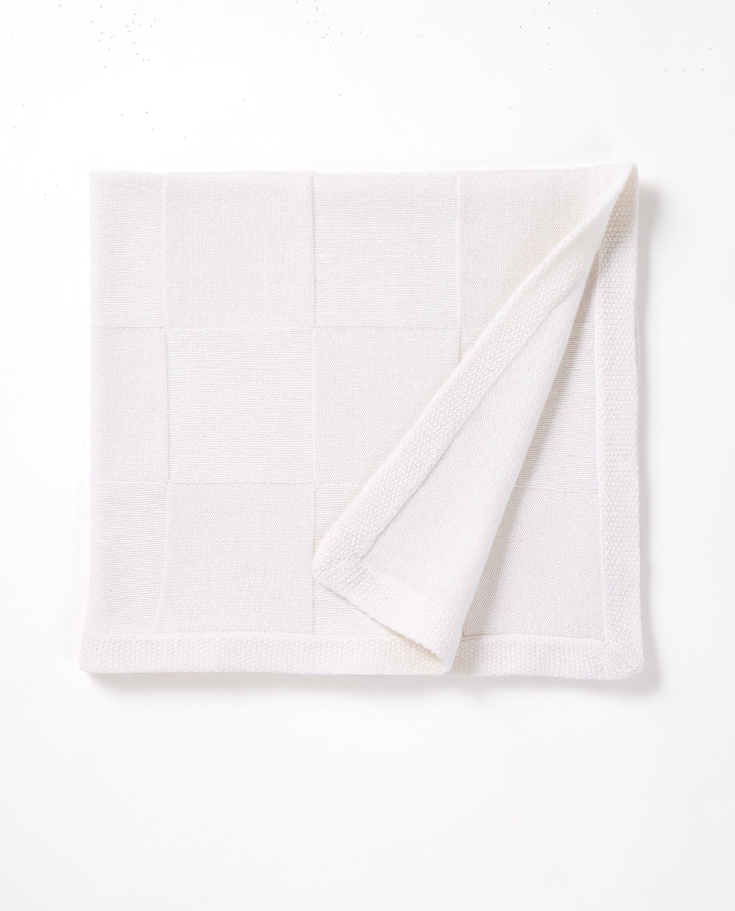 Couverture naissance laine-cachemire Ã©cru