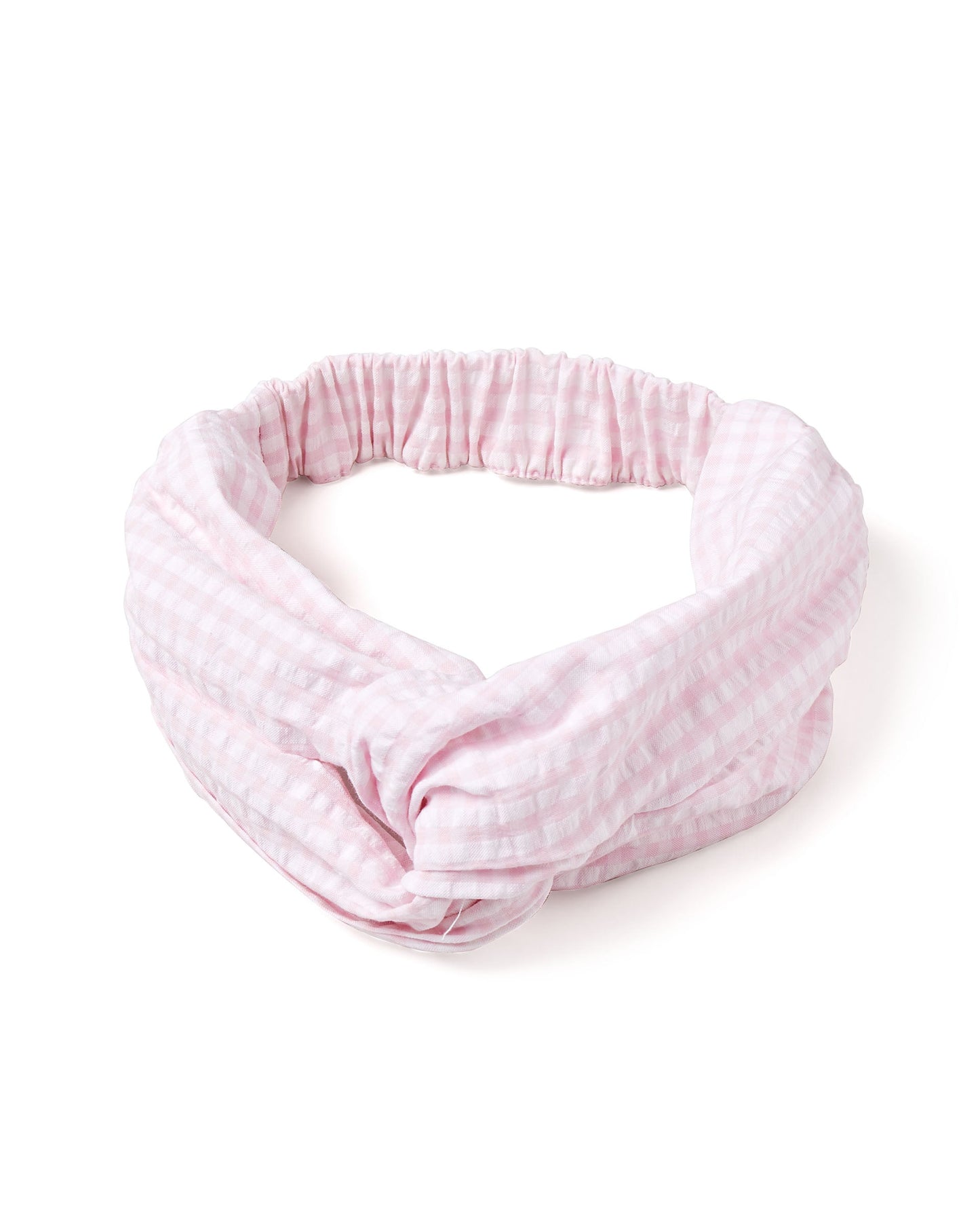 Bandeau seersucker rose