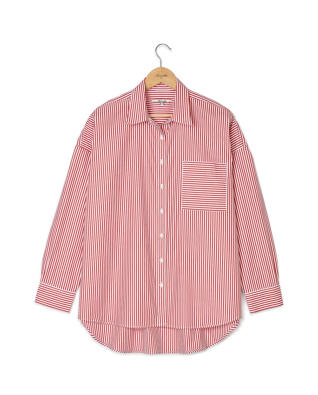 Chemisier manches longues oversize marine