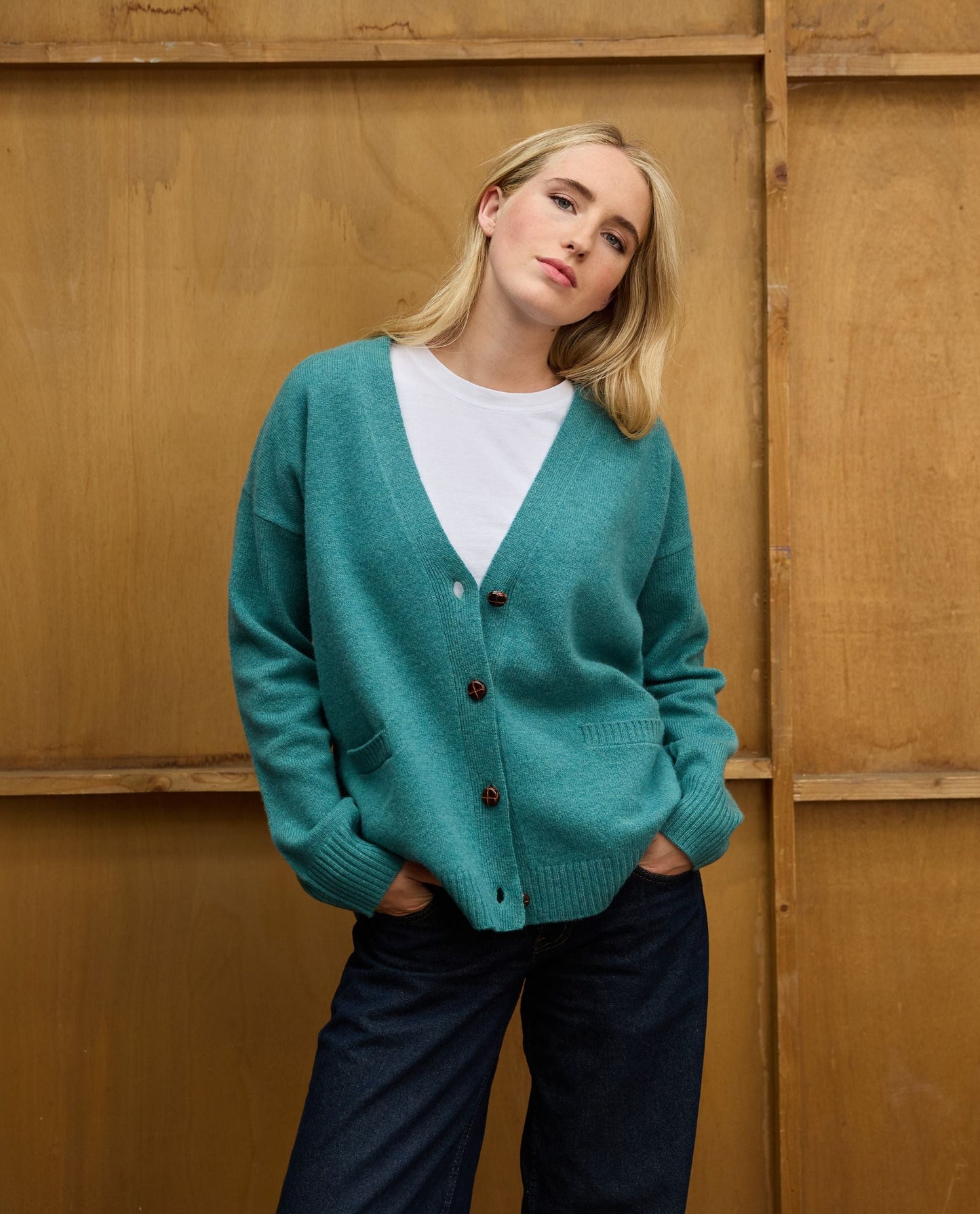 cardigan loose lwl Vert