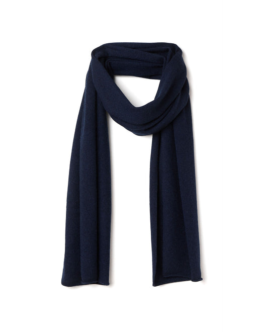 écharpe 100 cachemire Marine