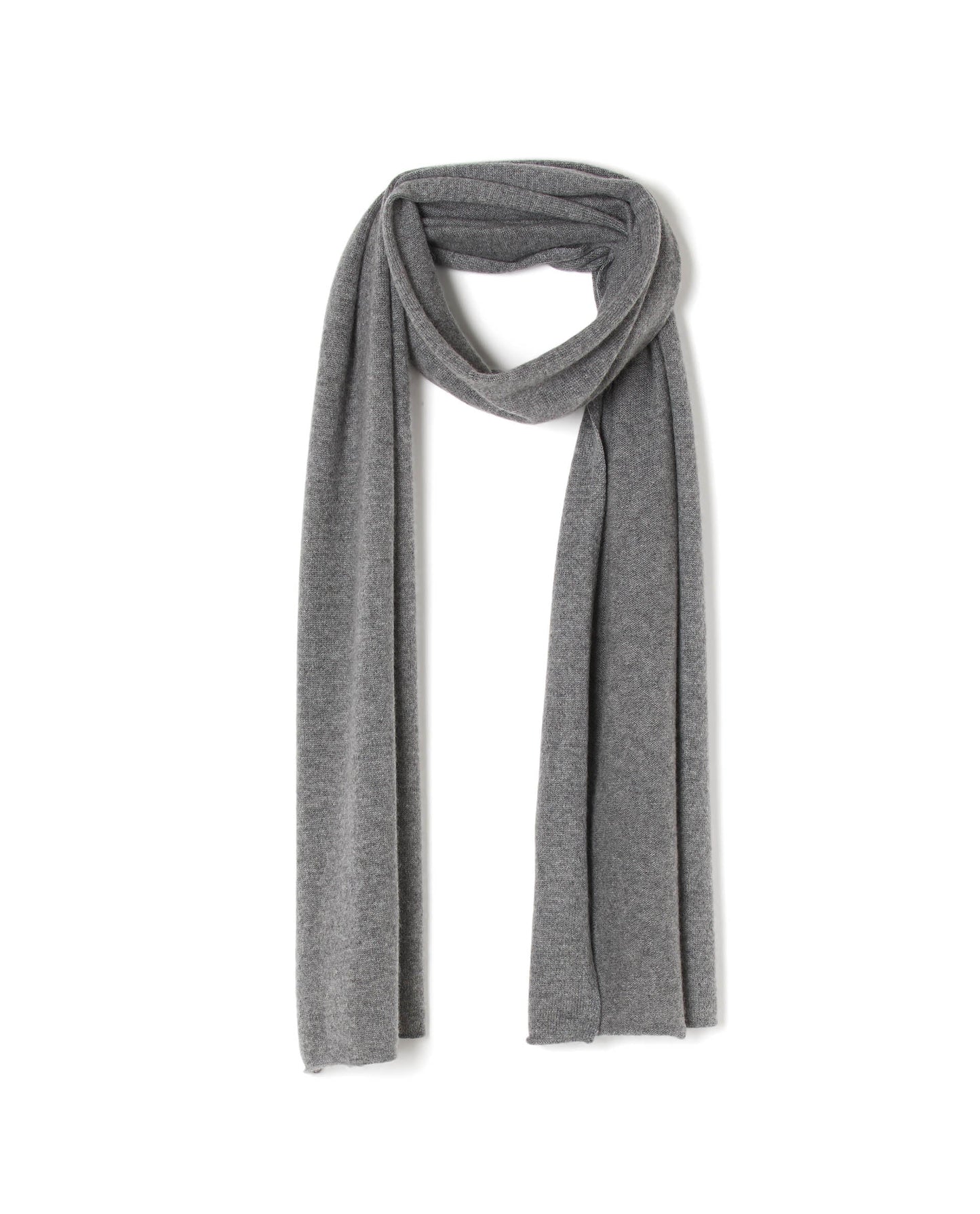 écharpe longue 100 cachemire Gris moyen