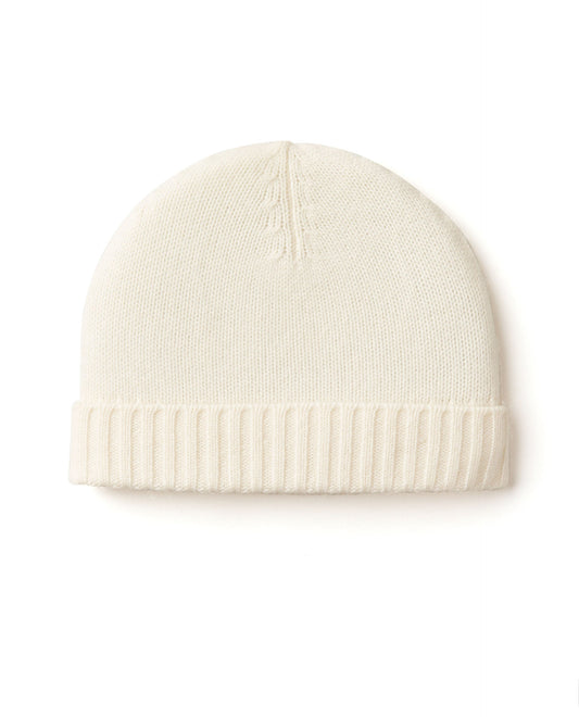 bonnet 100 cachemire Ecru
