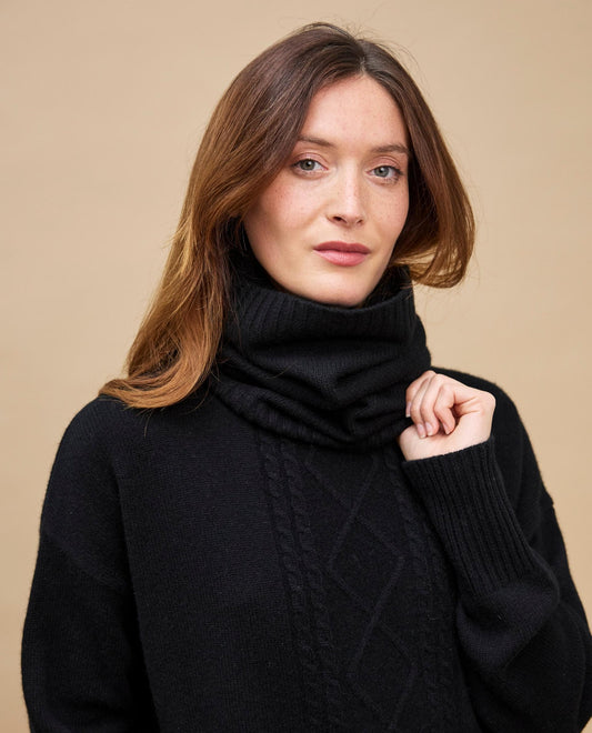 tube JG5 100 cachemire Noir