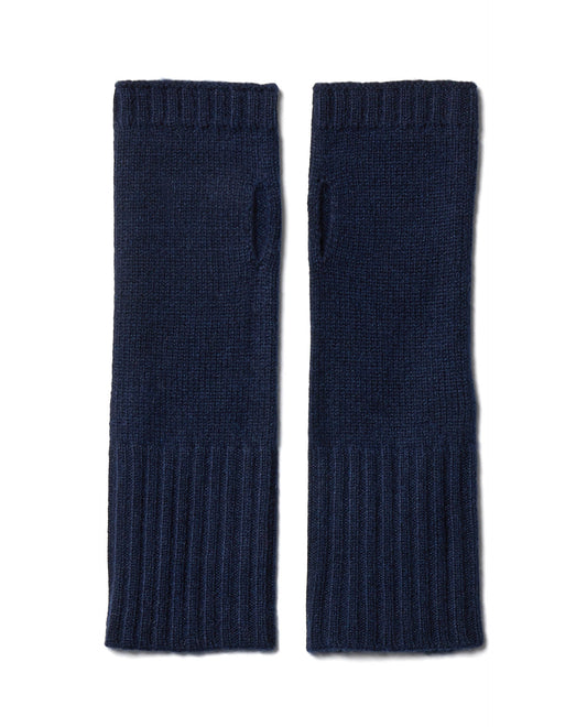 mitaines 100 cachemire Marine