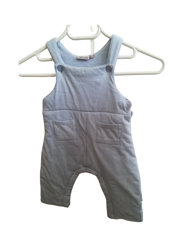 salopette molletonnée ciel