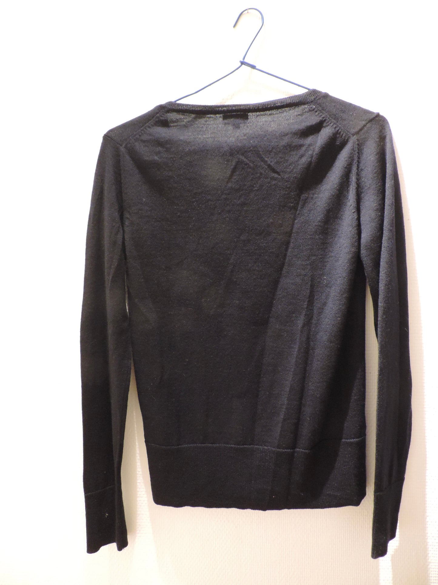 Gilet col rond merinos