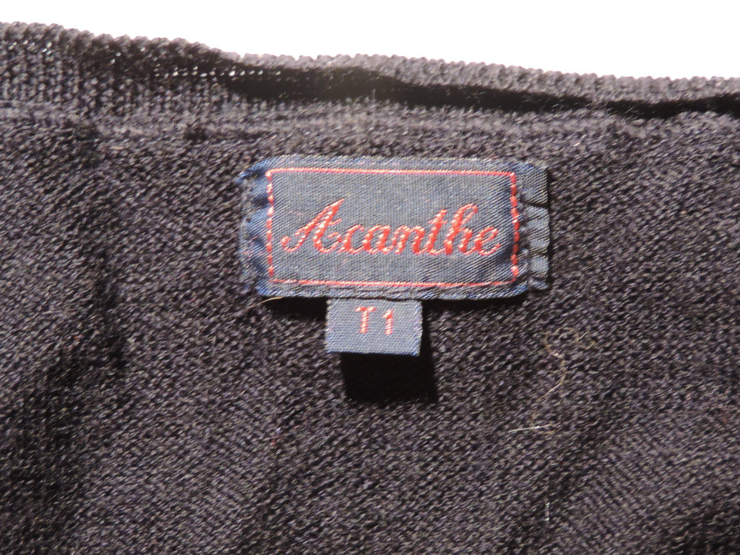 Gilet col rond merinos