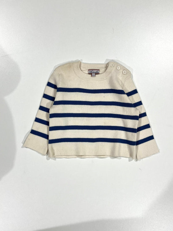 Pull rayures marine