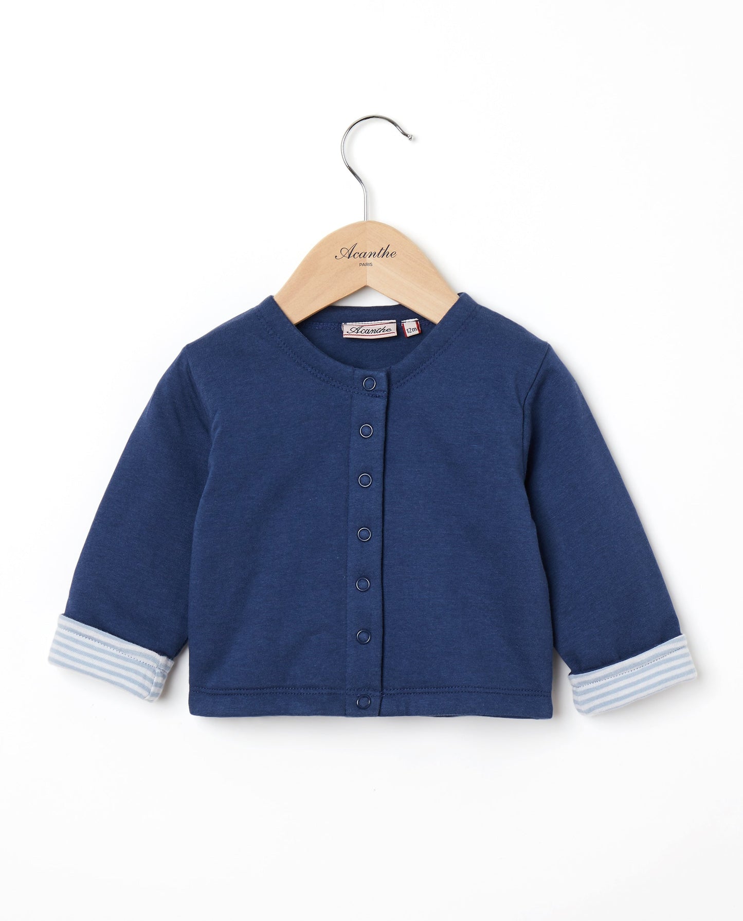 cardigan molletonné Marine