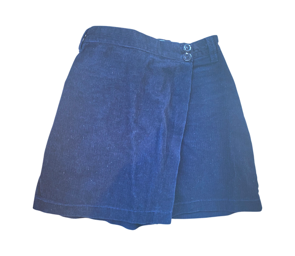 Bermuda jupe en velours