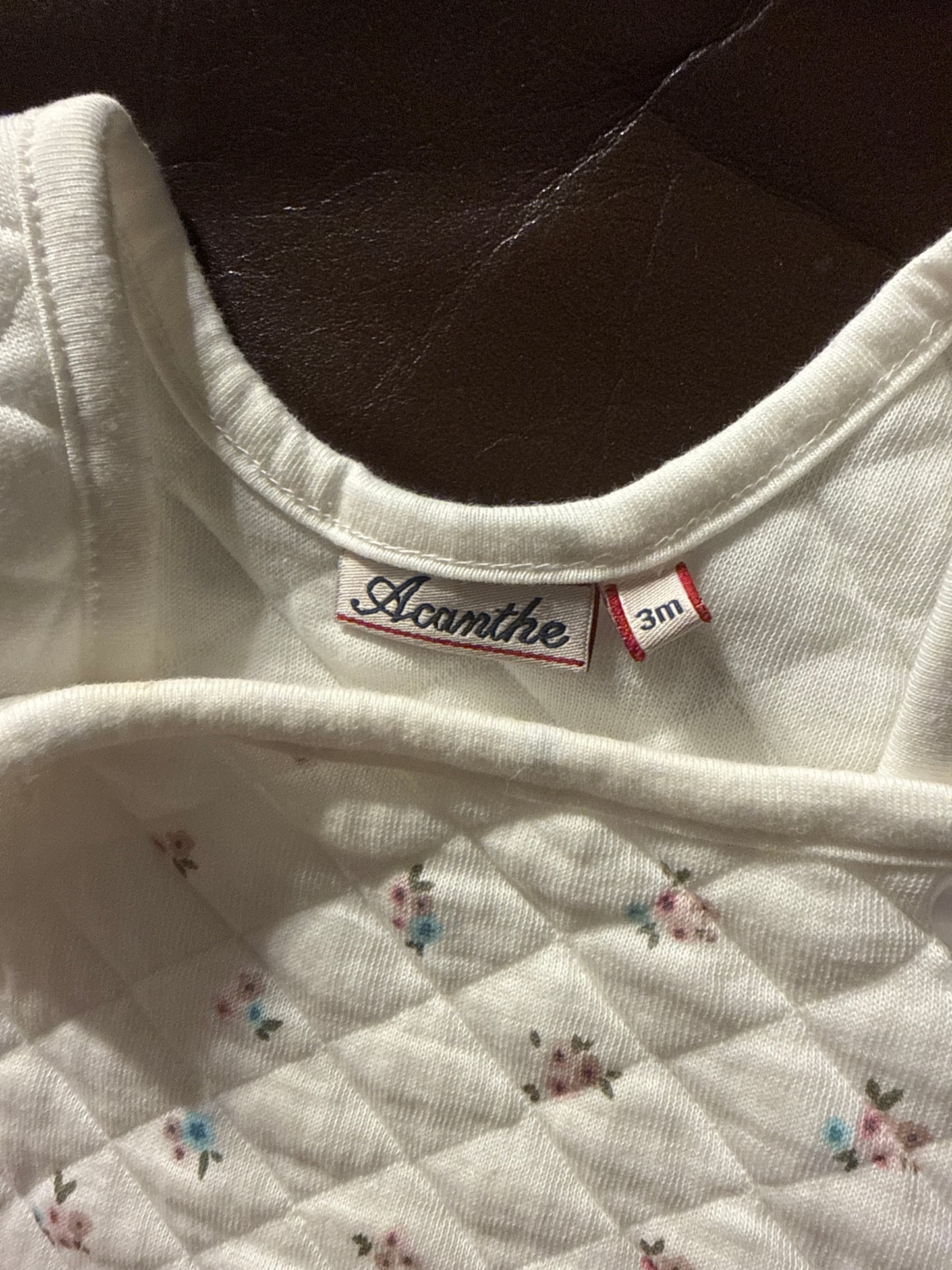 salopette molletonnée imprimé fleurs