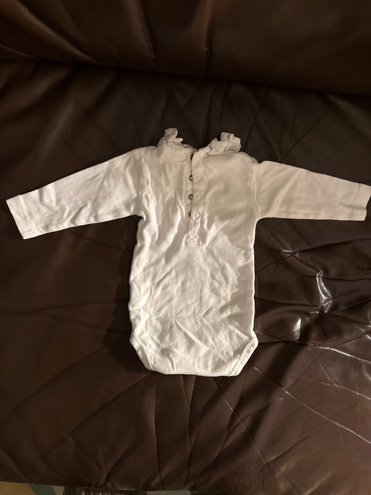 body col volanté ml Blanc